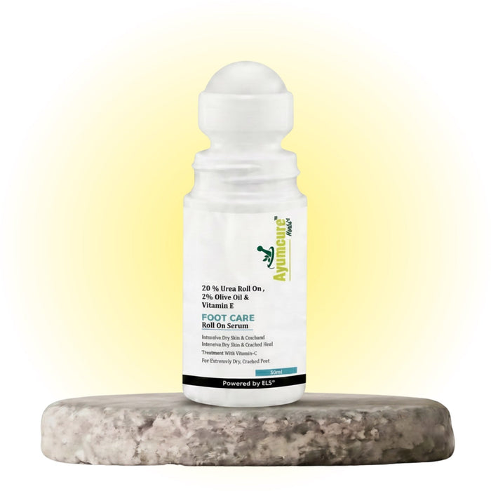 20% Urea Foot Care Roll-On Serum | Cracked Heels & Dry Skin | Men & Women