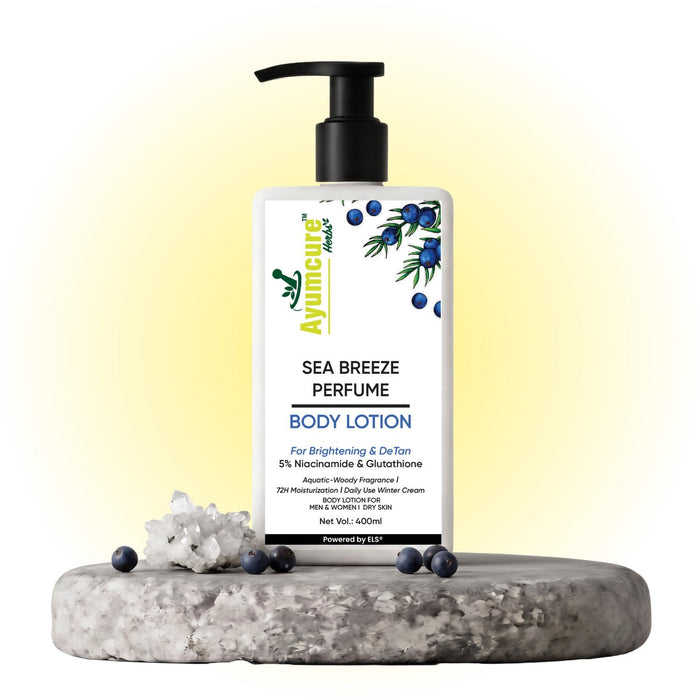 Sea Breeze Perfume Body Lotion | 5% Niacinamide & Glutathione | 72H Moisture | Unisex