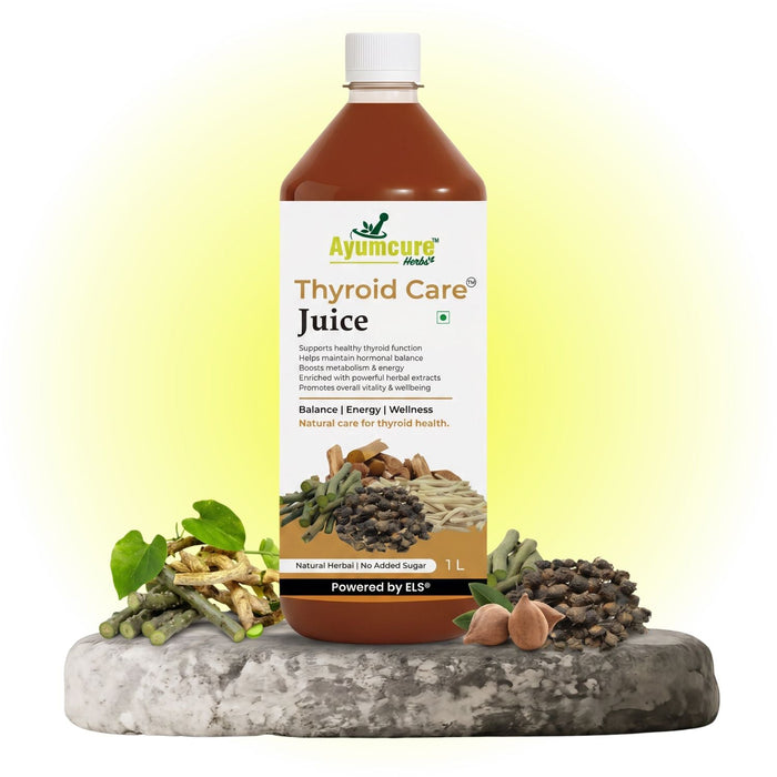 Thyroid Care Ayurvedic Juice | Ashwagandha, Guggul & Licorice | No Sugar | Unisex
