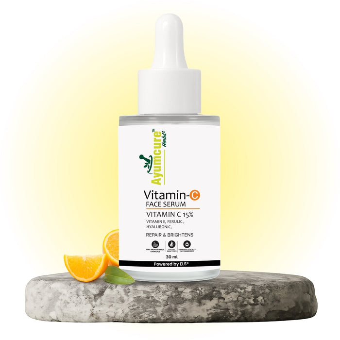 Vitamin C Face Serum | Ferulic Acid, Hyaluronic Acid & Vit E | Anti-Aging | Unisex