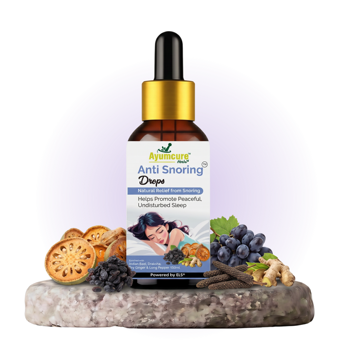 Anti-Snoring Herbal Nasal Drops | Promotes Peaceful Sleep | Men & Women
