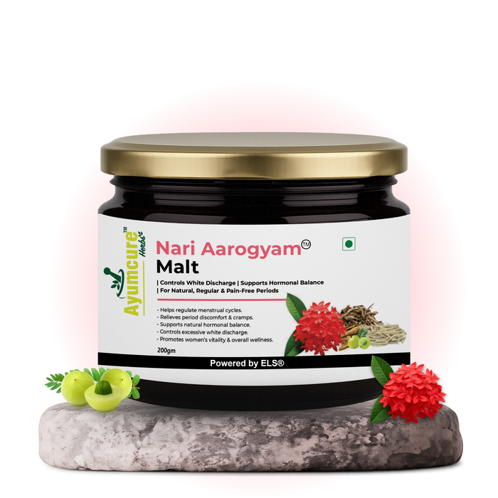 Nari Aarogyam Malt – White Discharge (Leukorrhea) & PCOS Support | Only For Women