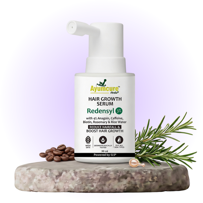 Hair Growth Serum, Biotin, Caffeine, Rice Water & Rosemary, Men & Women