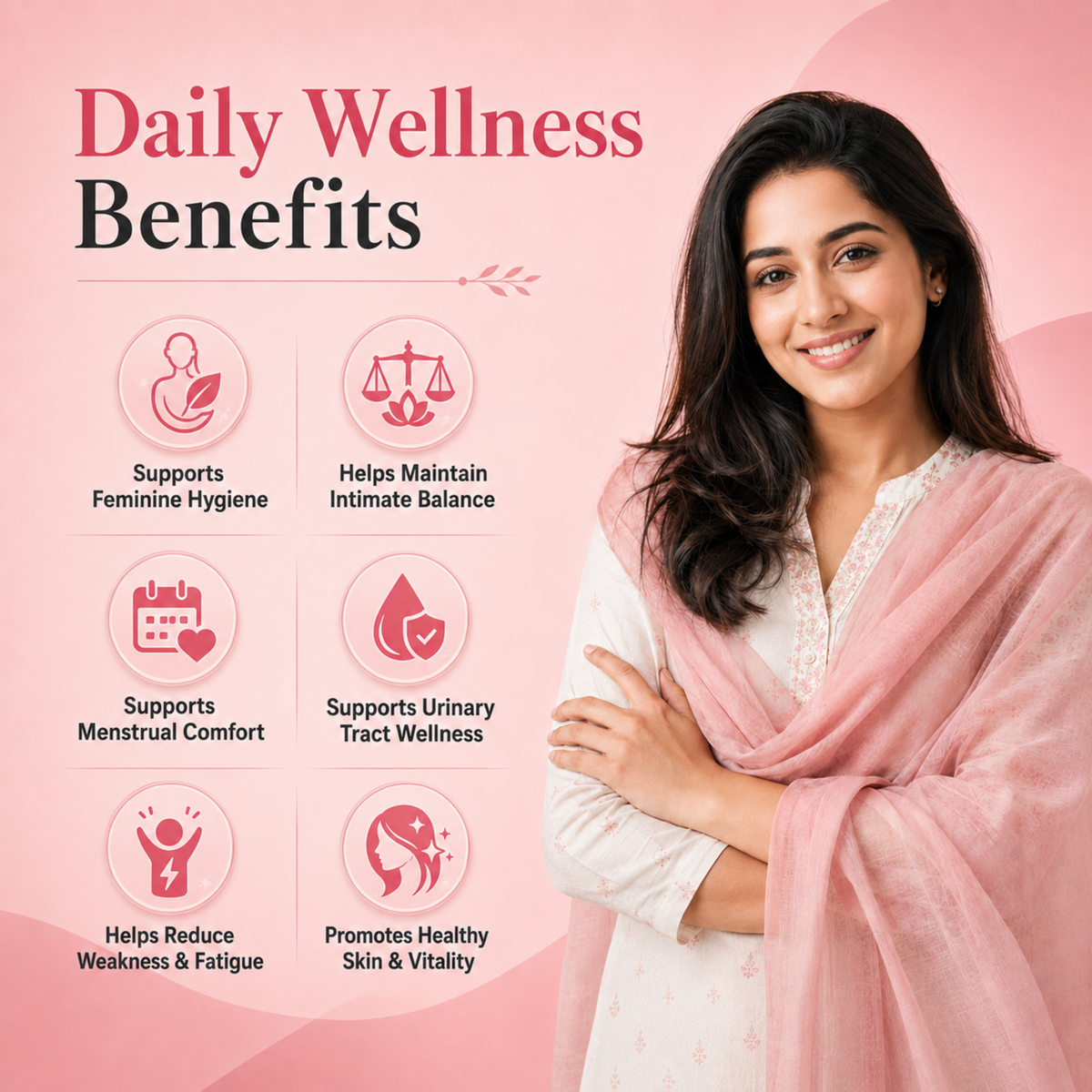 NariAarogyam Juice – White Discharge, Feminine Hygiene & Vaginal Health Support | No Added Sugar | 1 Litre
