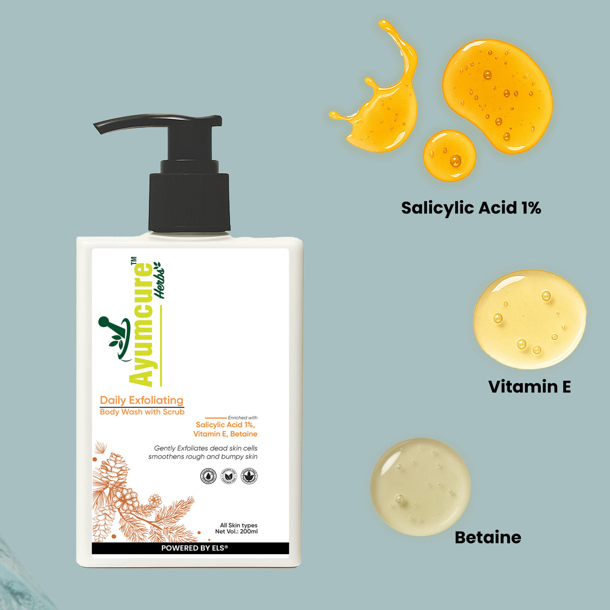 The De-Tan Body Duo — 1% Salicylic Acid Body Wash + 5% AHA Body Lotion | Men & Women