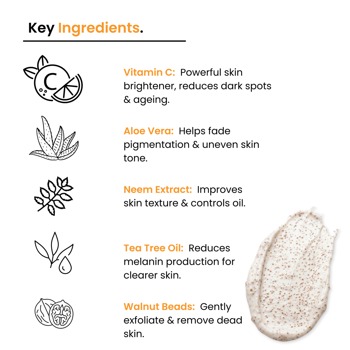 Glassy Glow Kit: Rose Water + Orange Scrub + Glutathione Cream | Men & Women