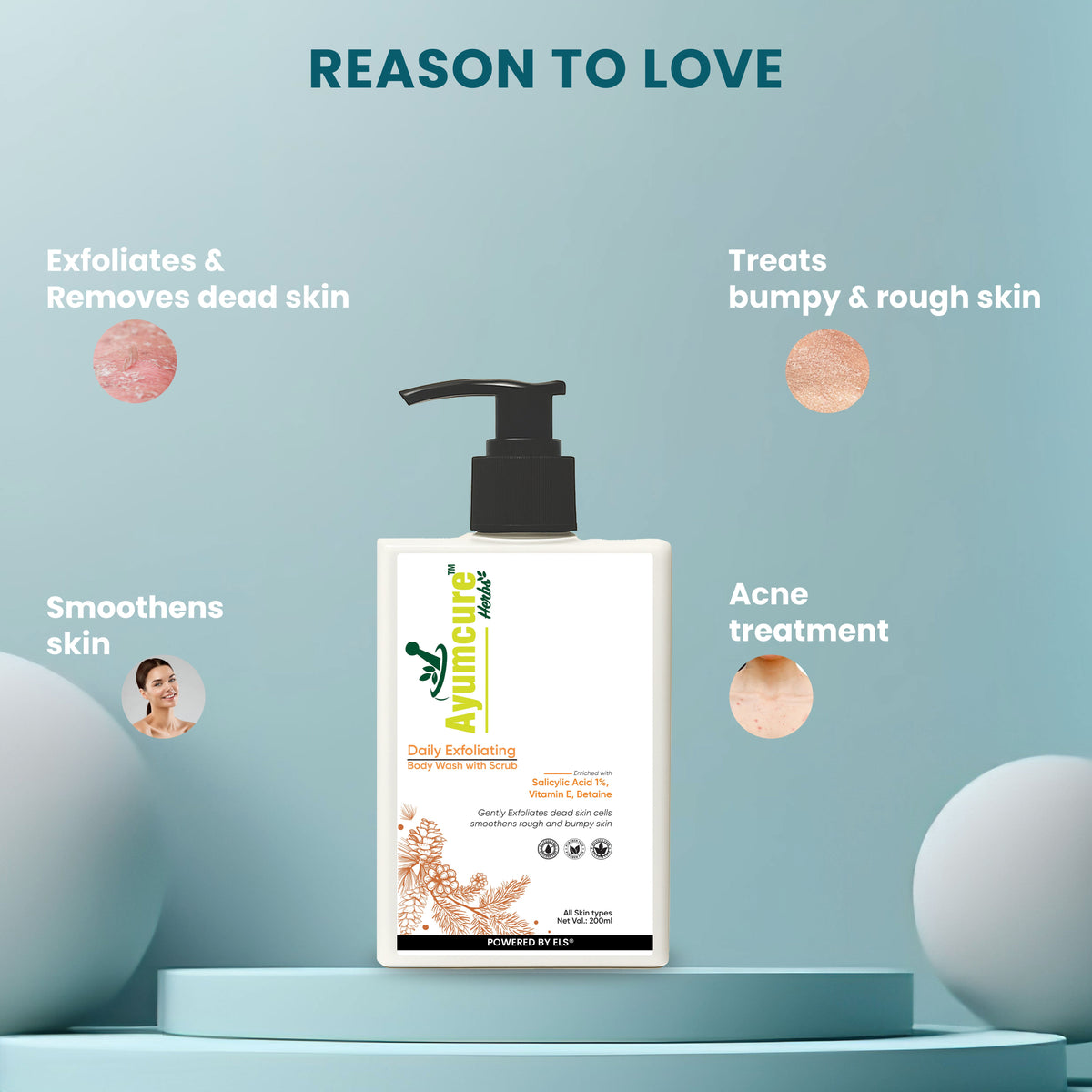 The De-Tan Body Duo — 1% Salicylic Acid Body Wash + 5% AHA Body Lotion | Men & Women