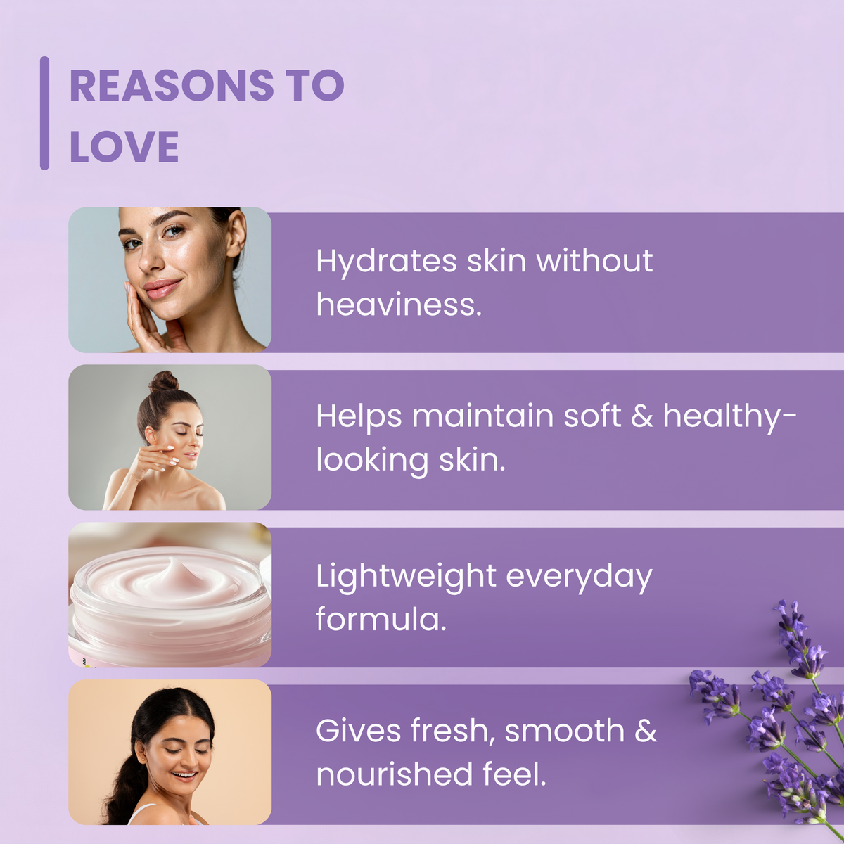 Clear Glow Korean Skin Hydrating Moisturiser Cream | Women & Men | 30 gm