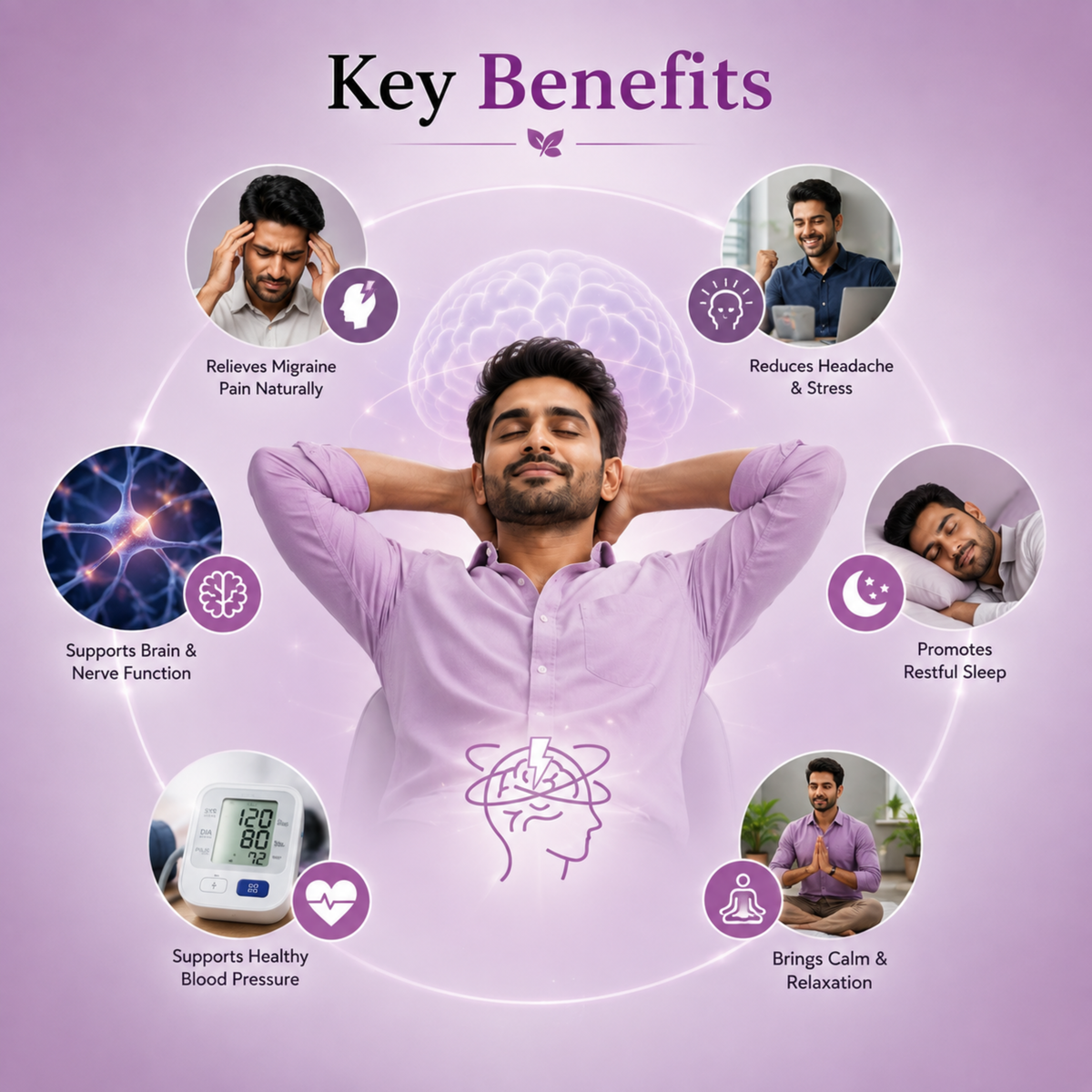 MizropAway Ayurvedic Migraine & Headache Relief Juice | Men & Women