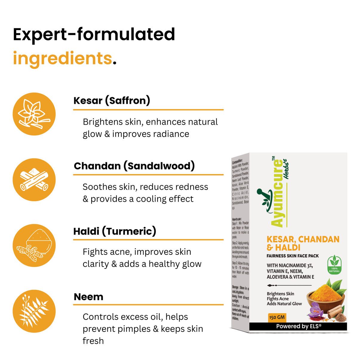 Radiance Ritual Combo: Face Pack + Serum + Toner | 3% Niacinamide | Men & Women