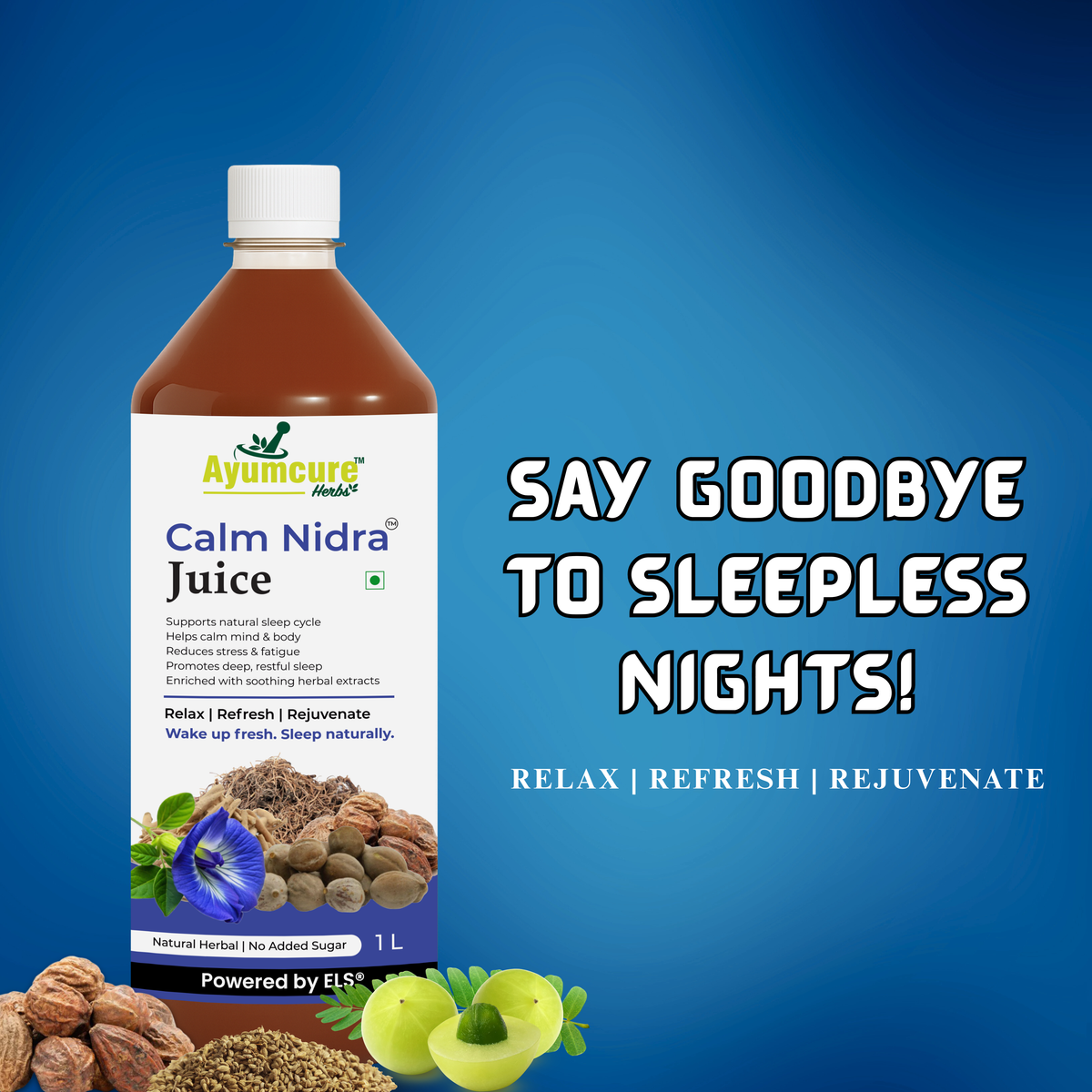 Calm Nidra Juice + Anti-Snoring Drops Combo | Deep Sleep & Snoring Relief | Unisex