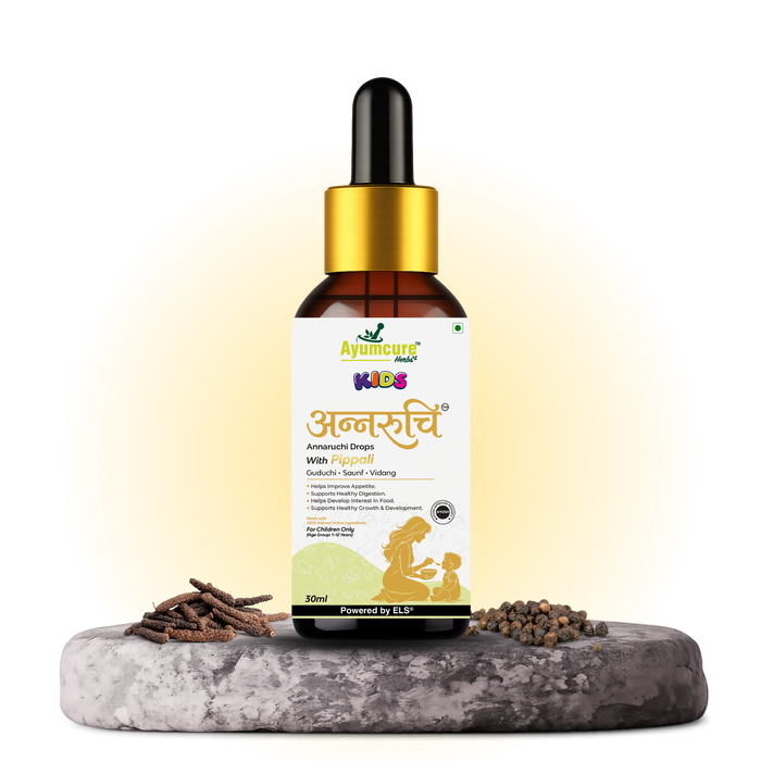 Kids Annaruchi Drops – Appetite & Digestive Support | Ayurvedic, for Children 1-12 Years