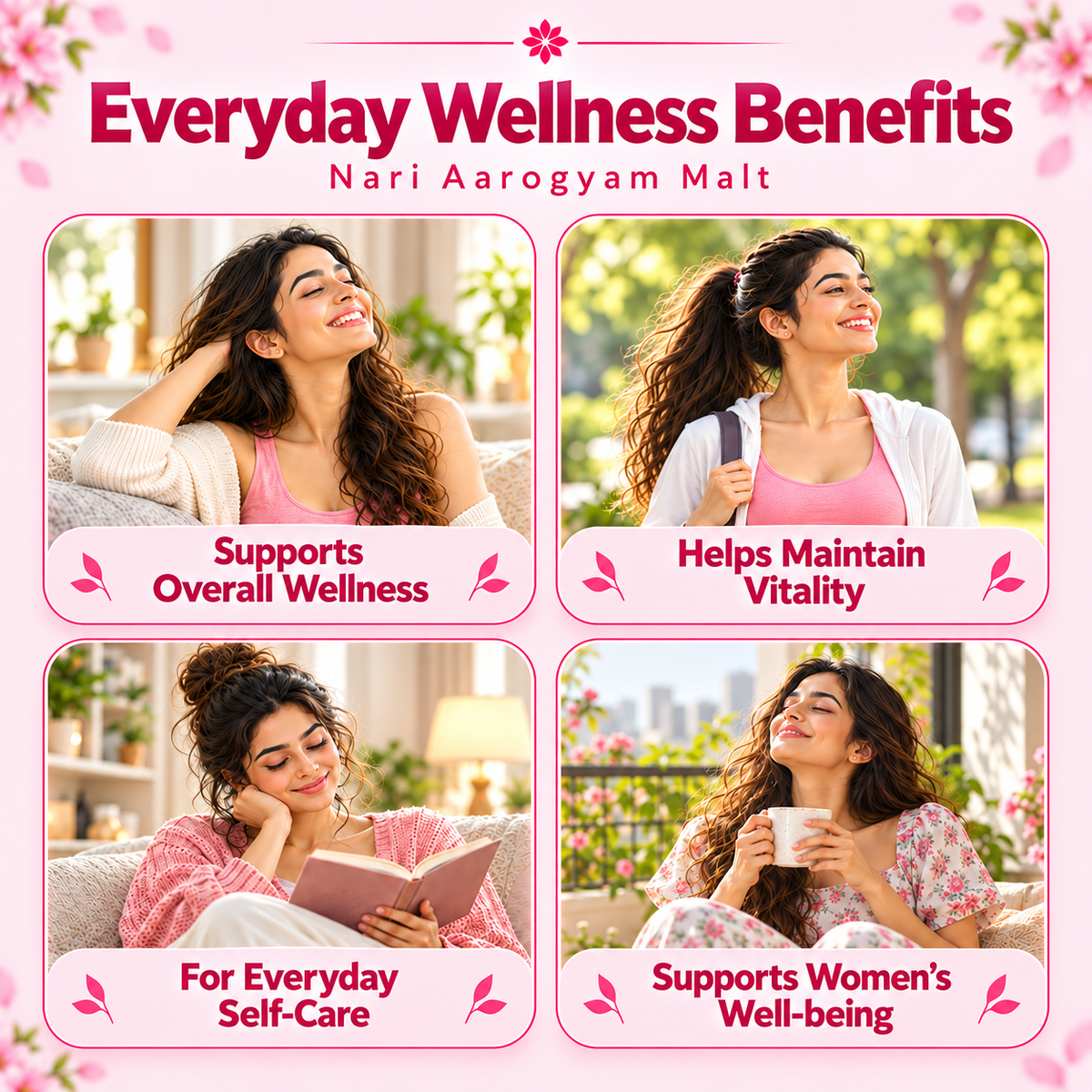 Nari Aarogyam Malt - White Discharge (Leukorrhea) & PCOS Support - Only For Women