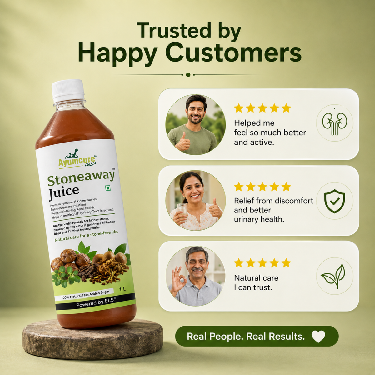 Stoneaway Juice – Kidney Stone & UTI Support | Pashan Bhed + Gokshura | Unisex