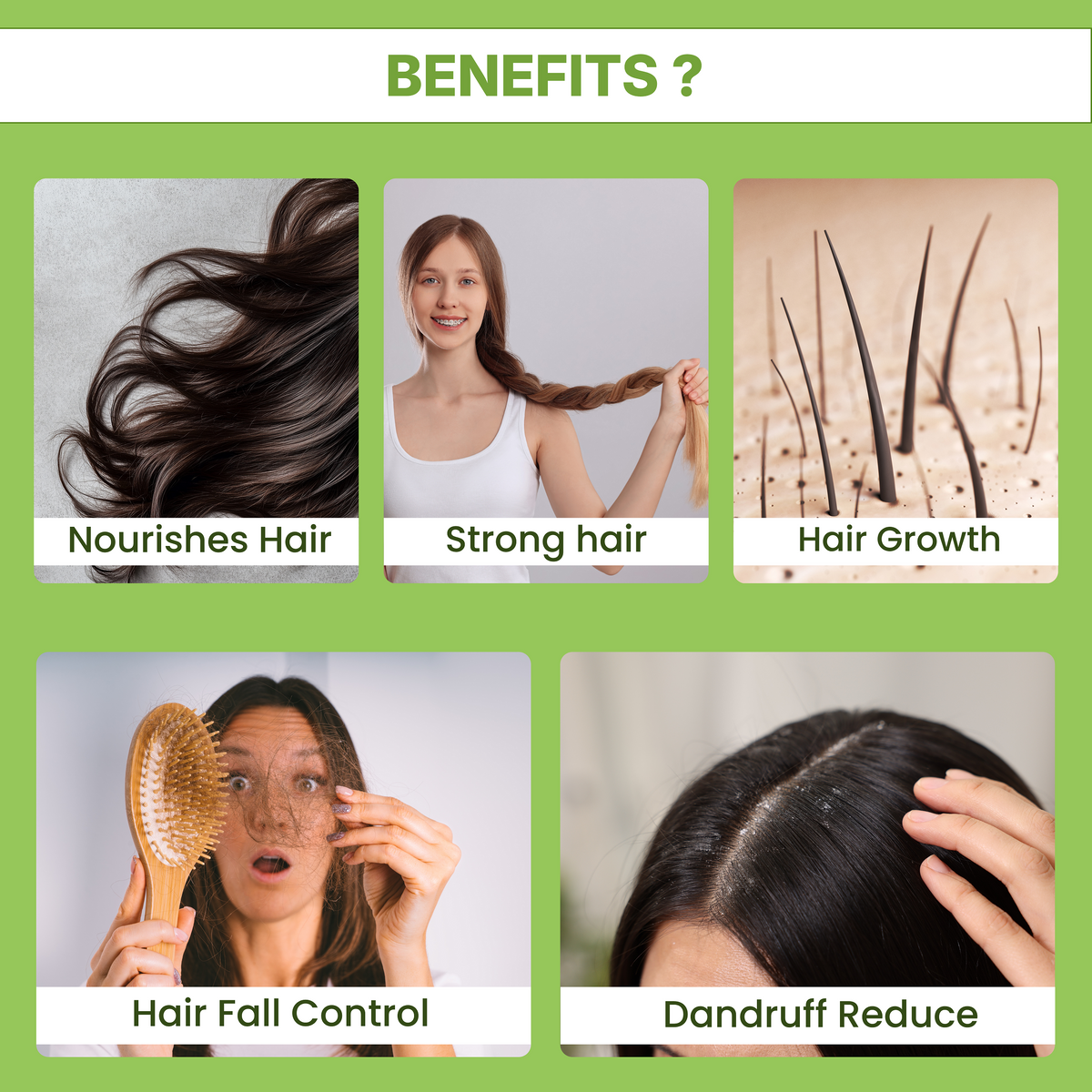 Hair Growth Kit: Shampoo + Conditioner + Oil + Biotin Serum | Men & Women