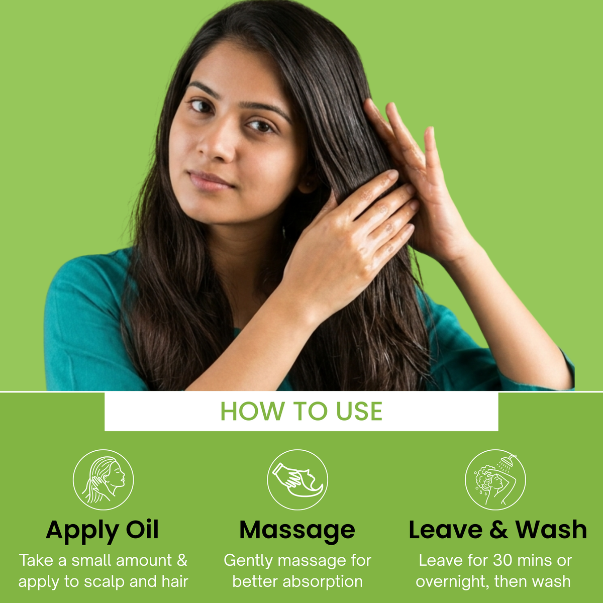 Hair Oil, 1% Sea Buckthorn, 20% Brahmi, 8% Bhringraj, 2% Shikakai, Men & Women