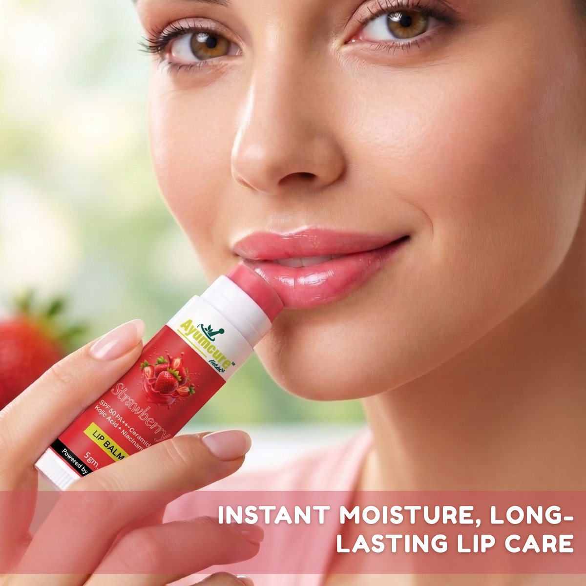 Strawberry & Coffee Brightening Lip Balm Combo | Repairs Dark & Dry Lips | Women