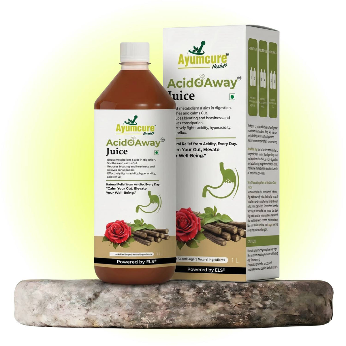 Acido Away Ayurvedic Juice | Acidity & Gas Relief | For Men & Women
