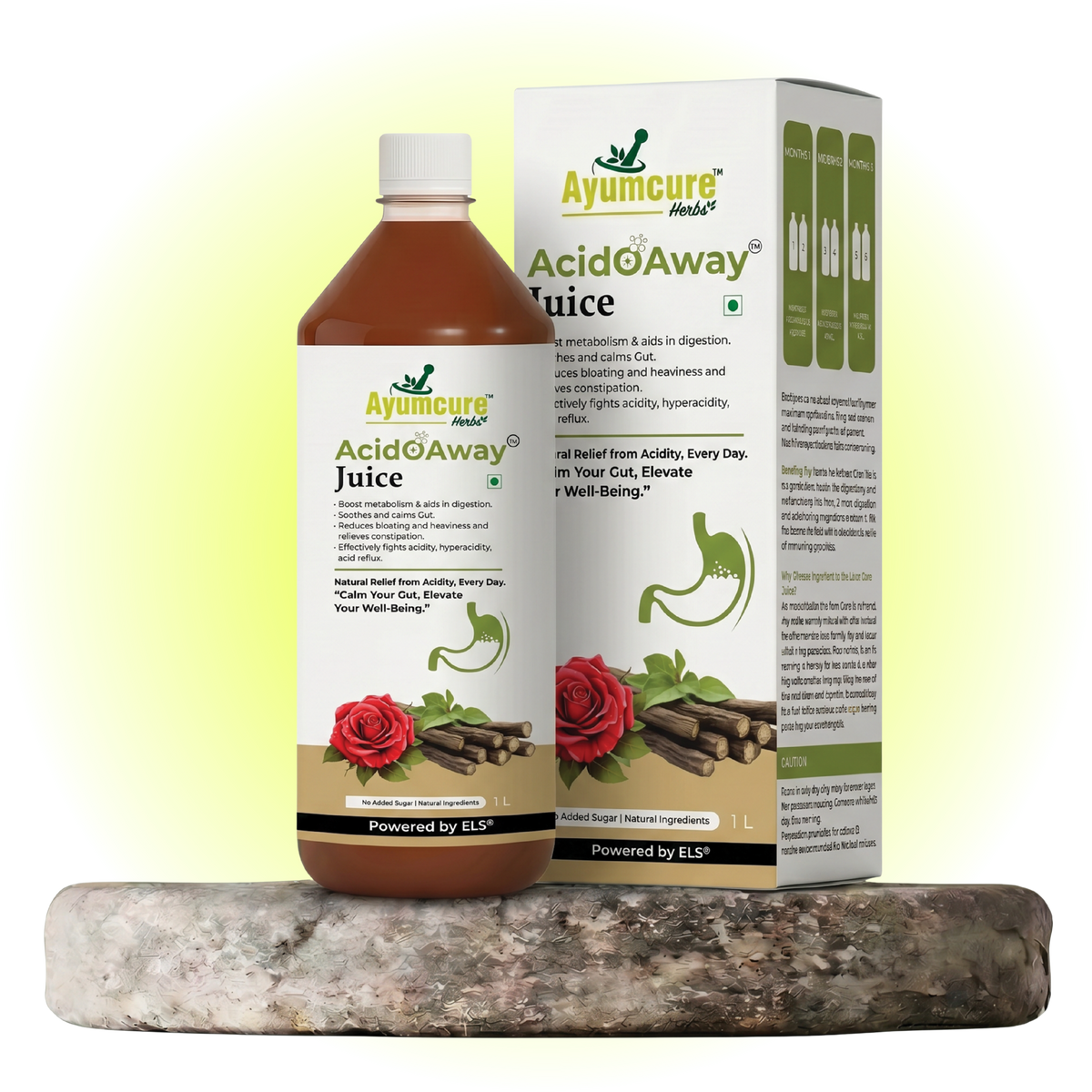 Acido Away Ayurvedic Juice, Acidity & Gas Relief, For Men & Women