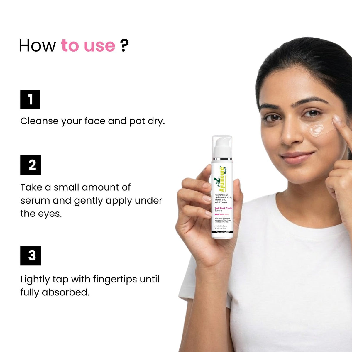 Anti-Dark Circle Serum with Niacinamide | Brightening | Men & Women