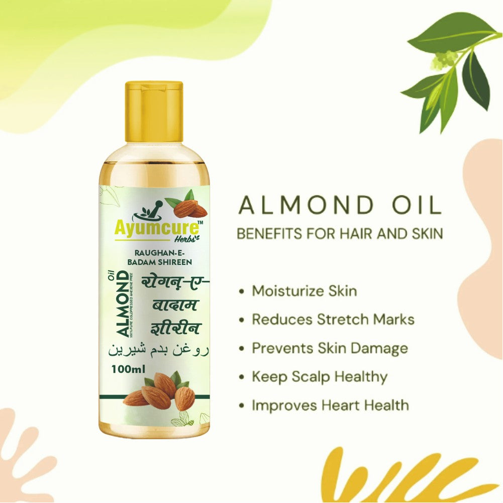 Sweet Almond Oil – Body, Skin & Hair Nourishment | Men & Women