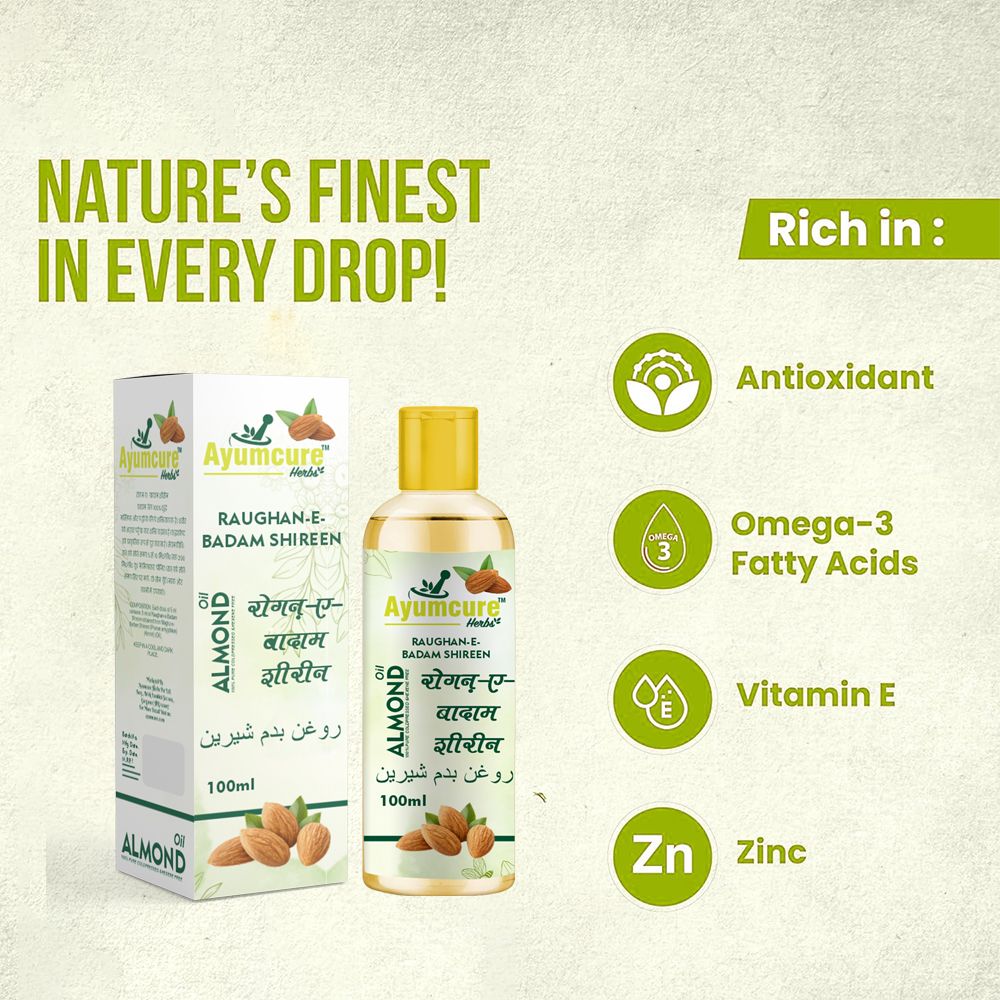 Sweet Almond Oil – Body, Skin & Hair Nourishment | Men & Women