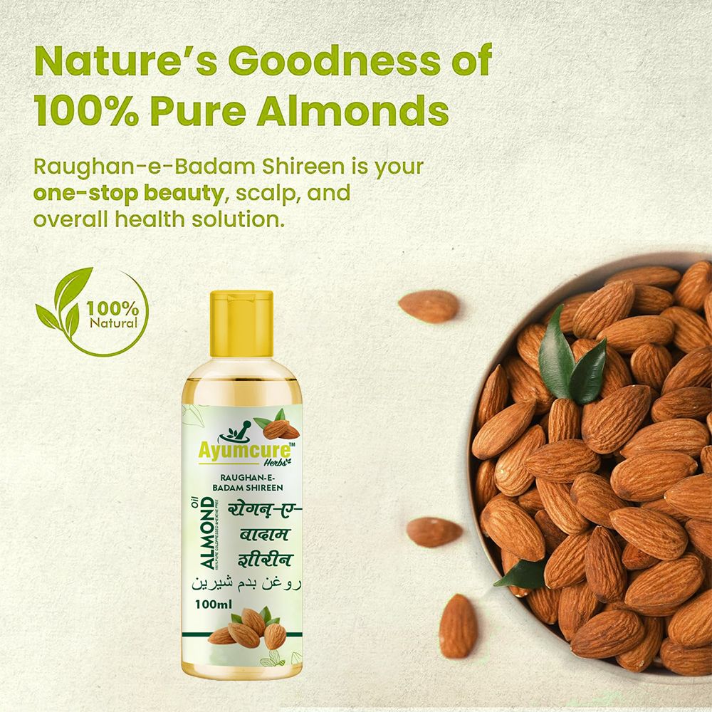 Sweet Almond Oil – Body, Skin & Hair Nourishment | Men & Women