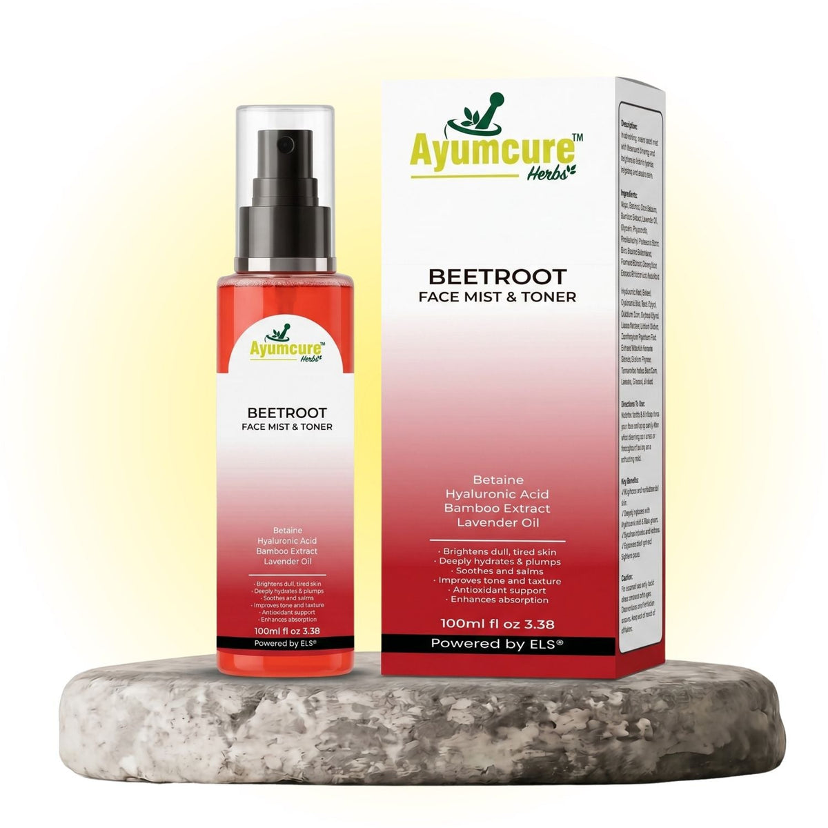 Beetroot Hyaluronic Face Mist & Toner | Glowing Skin | Unisex