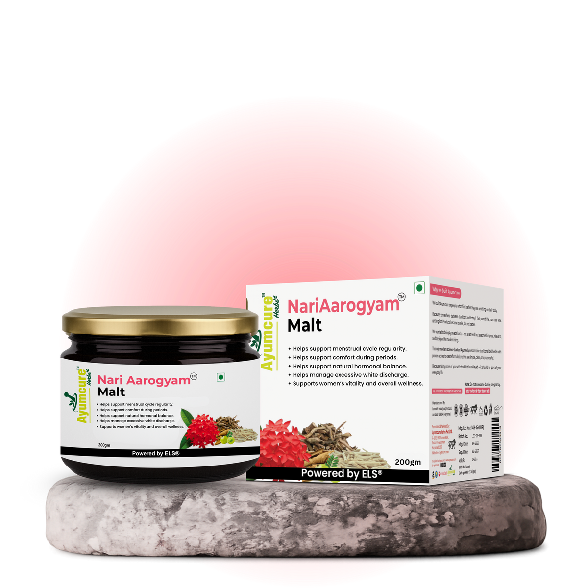 Nari Aarogyam Malt - White Discharge (Leukorrhea) & PCOS Support - Only For Women
