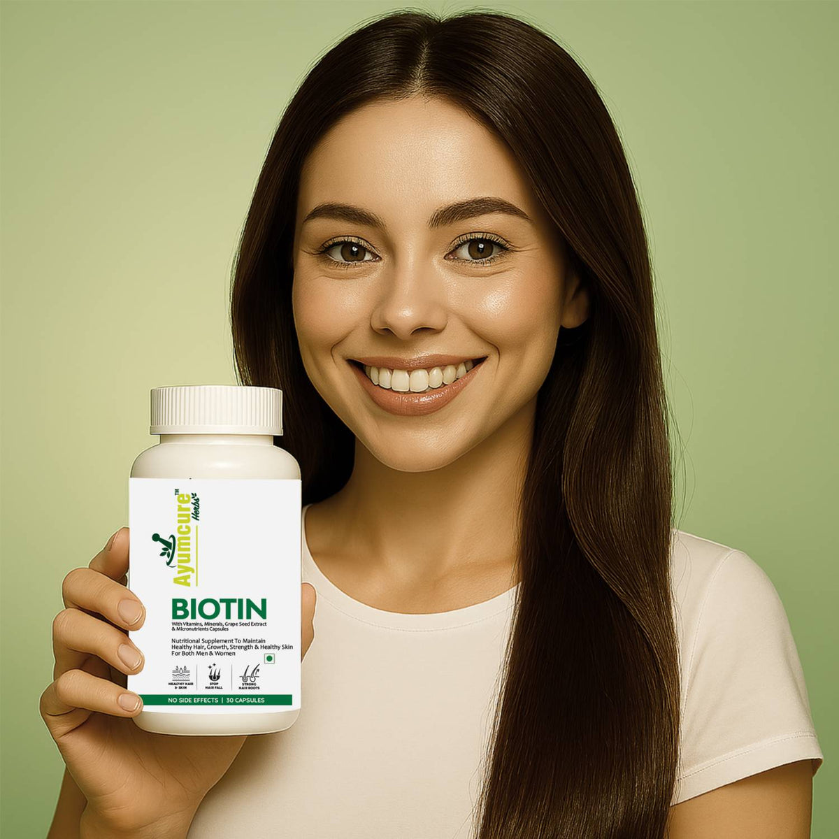 Biotin Tablet with Vitamins & Minerals | Healthy Hair & Skin | Men & Women