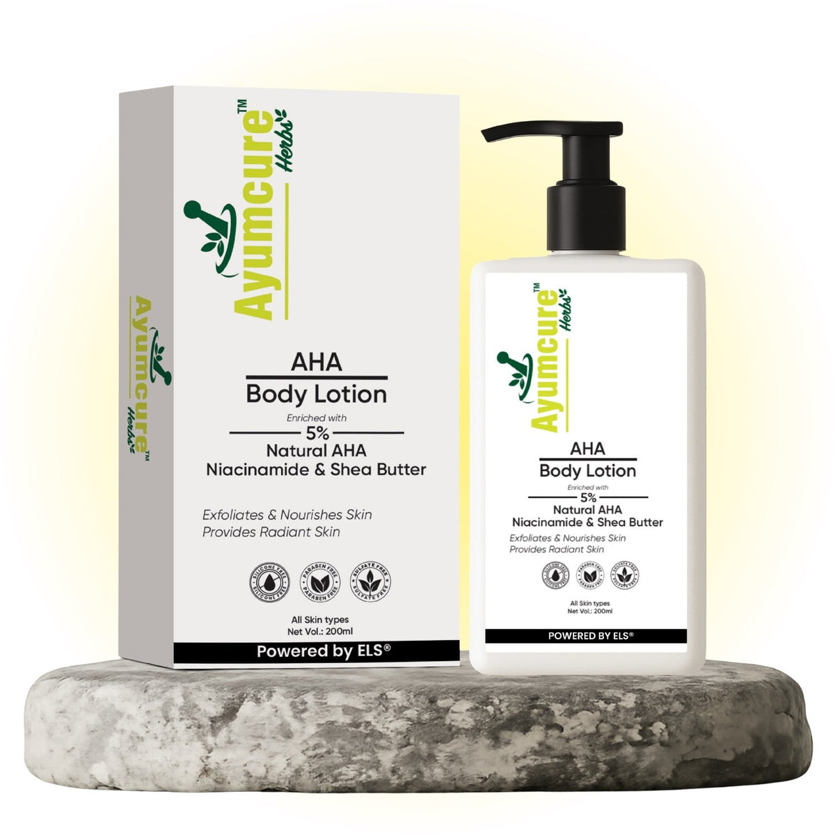 AHA 5% Body Lotion | Exfoliates Dead Skin, Deep Nourishment | Men & Women