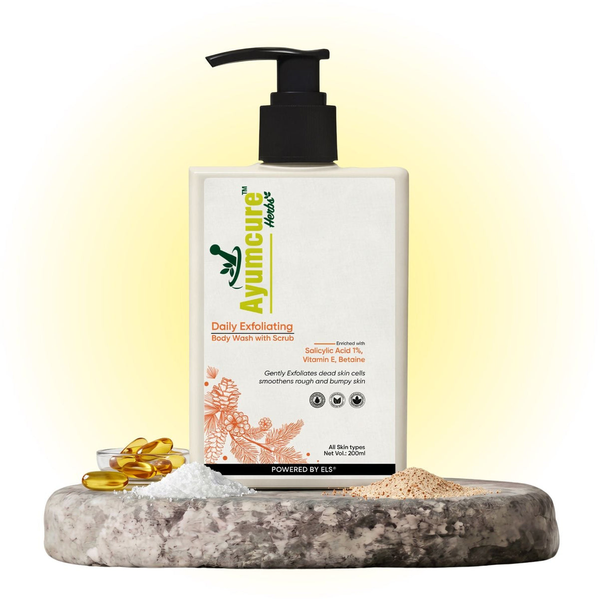 2-in-1 Exfoliating Body Wash & Scrub | 1% Salicylic Acid | All Skin Types