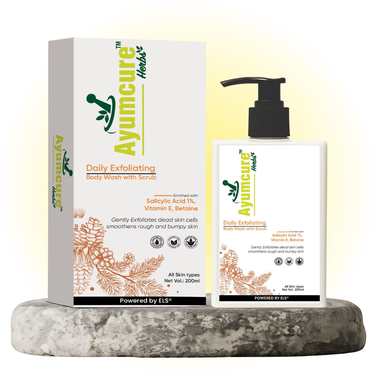 2-in-1 Exfoliating Body Wash & Scrub | 1% Salicylic Acid | All Skin Types