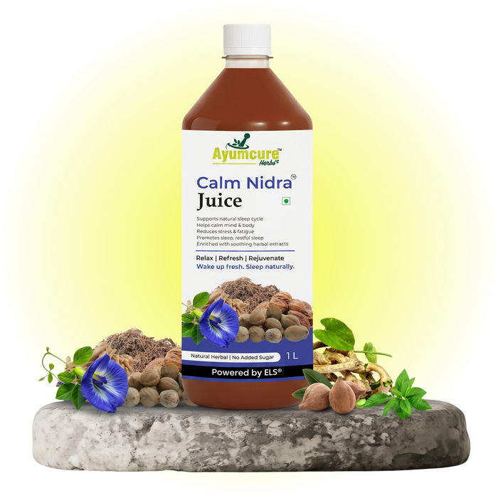 Calm Nidra – Herbal juice for deep, restful sleep. Suitable for men and women