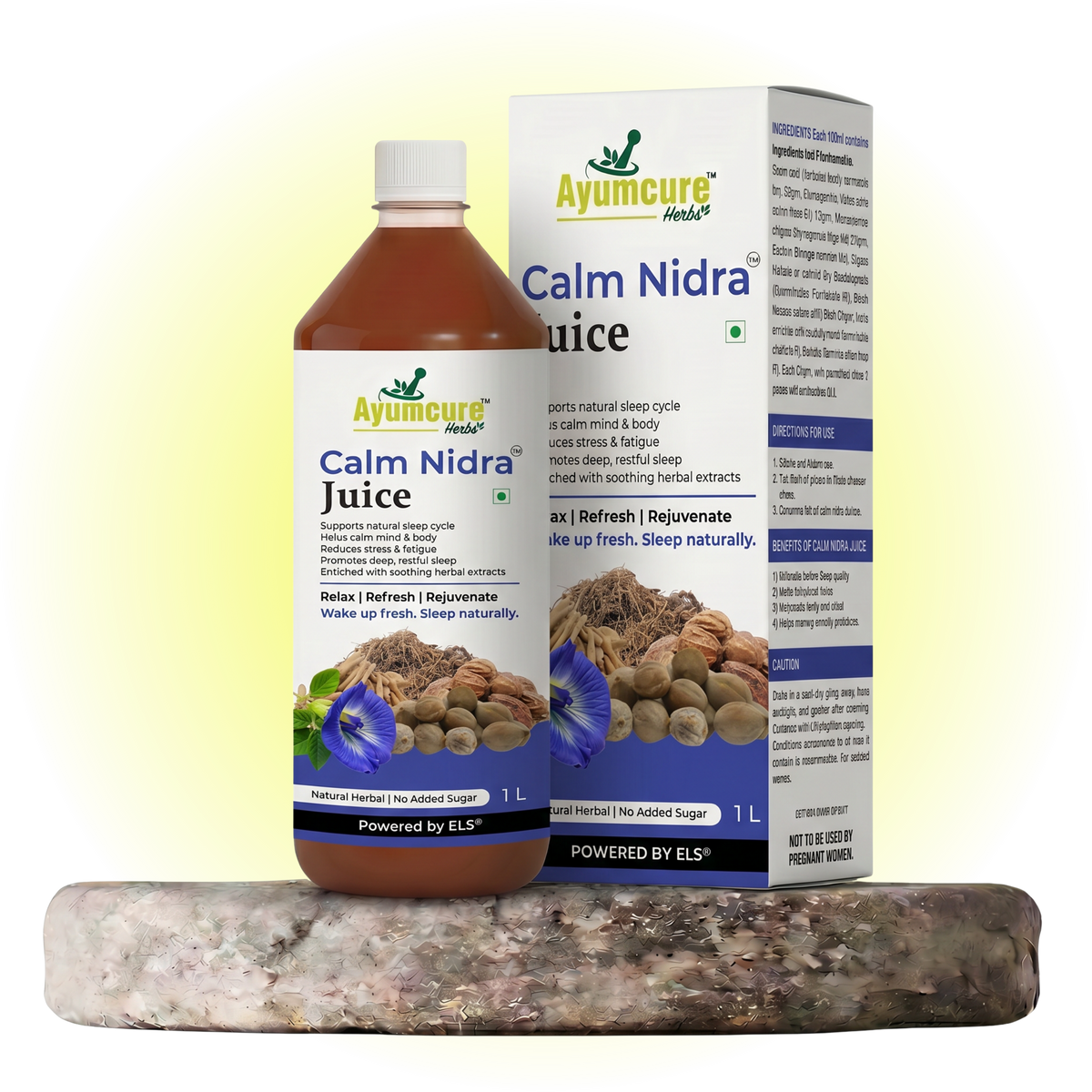 Calm Nidra – Herbal juice for deep, restful sleep. Suitable for men and women