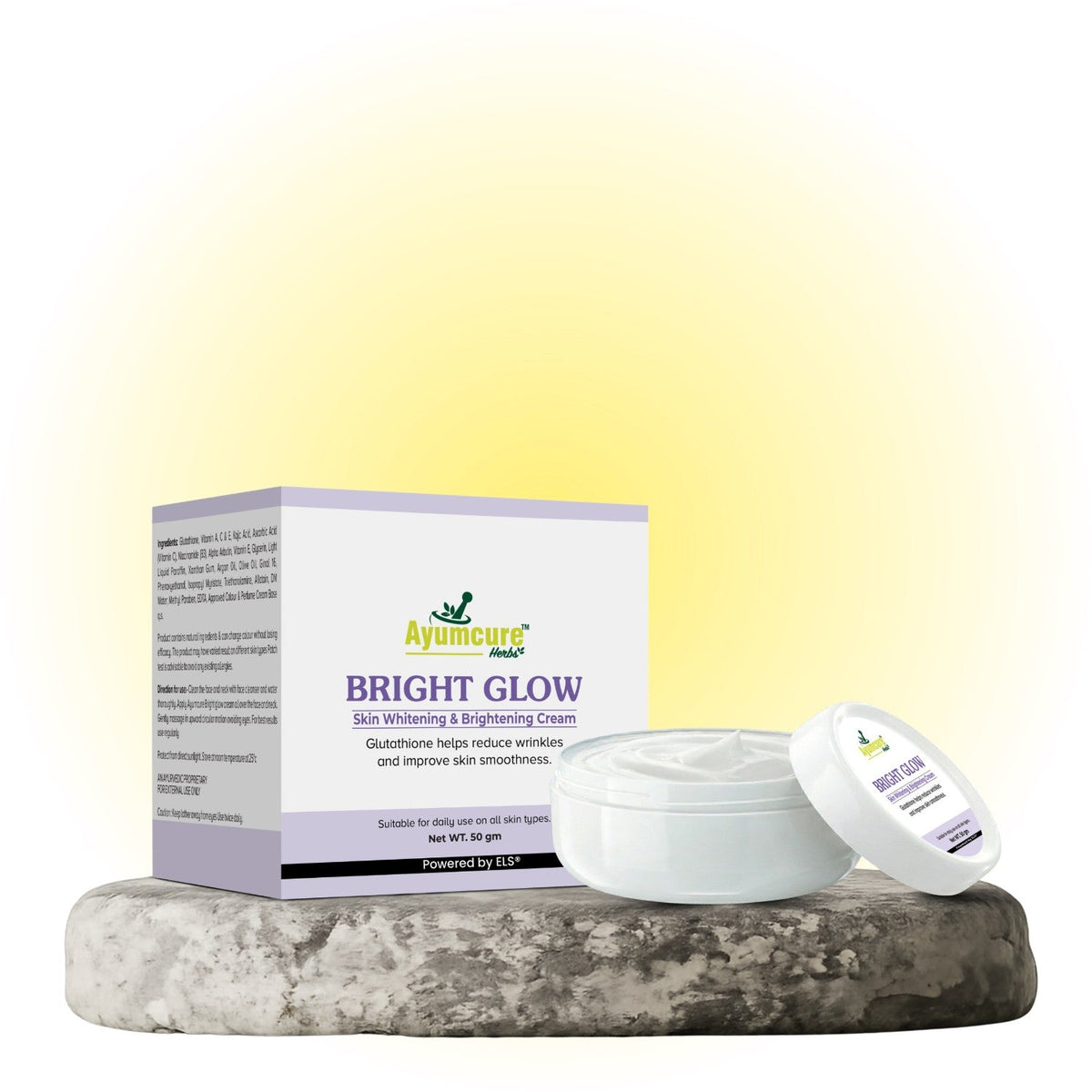 Glutathione & Niacinamide Cream | Kojic Acid + Vit C & E | All Skin Types