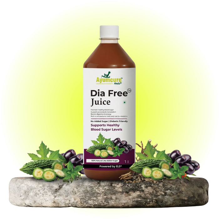 Dia Free Ayurvedic Juice | Amla, Karela, Jamun & Tulsi | Men & Women