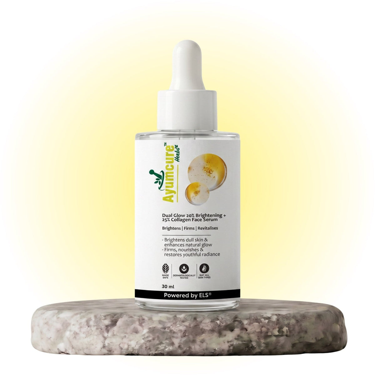Dual Glow 20% Brightening + 25% Collagen Face Serum | All Skin Types | Unisex