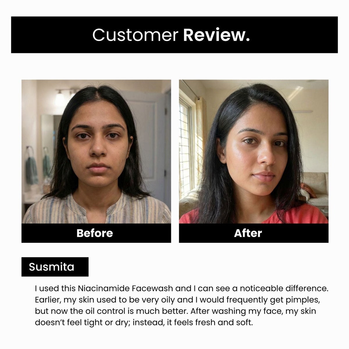5% Niacinamide Face Wash | Salicylic Acid, Glutathione & Zinc | Men & Women