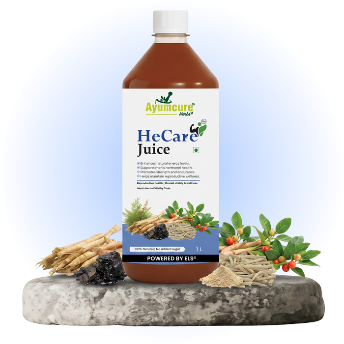 HeCare Ayurvedic Men's Vitality & Fertility Support Juice, Only For Men
