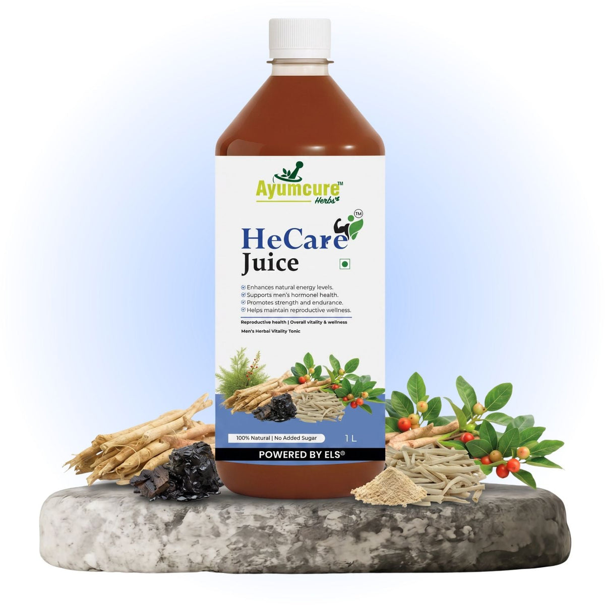 HeCare Ayurvedic Men's Vitality & Fertility Support Juice | Only For Men