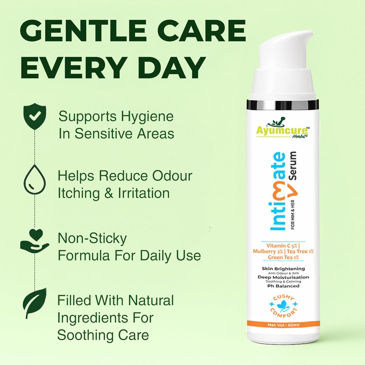 Intimate Brightening Serum | Soothing, Odour-Control & Deep Moisturization | Unisex