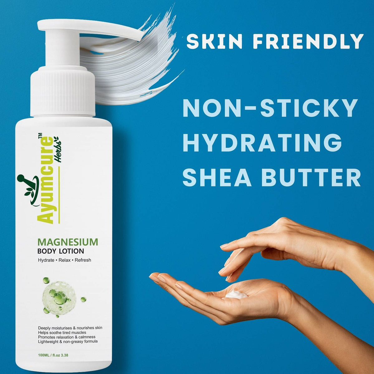 Magnesium Body Lotion | Relieves Muscle Stiffness & Promotes Relaxation | All Ages