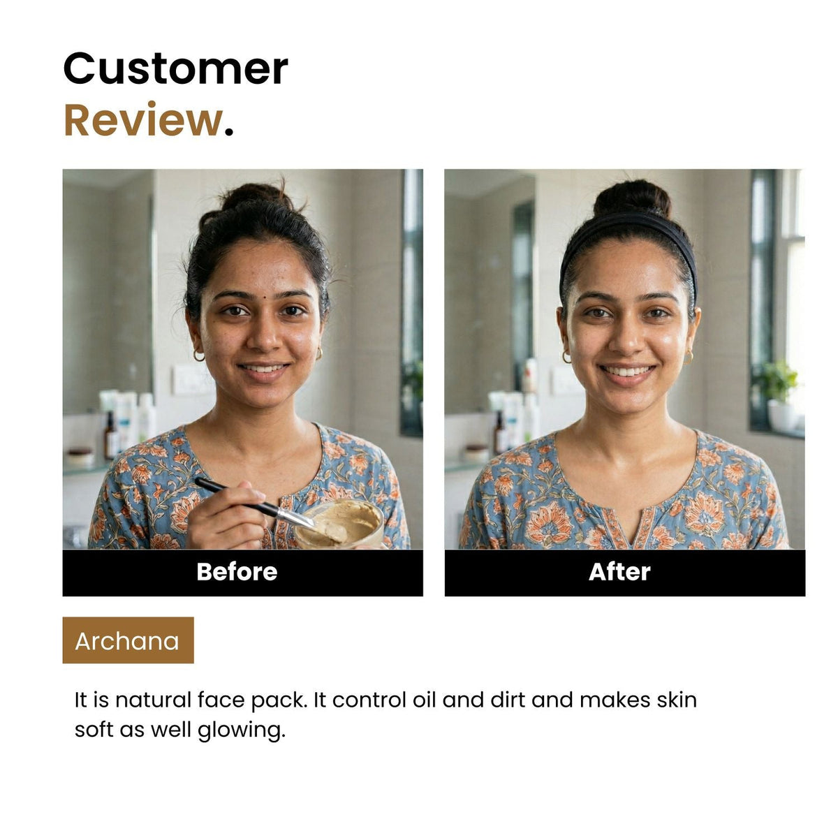 Multani Mitti & Sandalwood Face Pack | Glowing Skin & Dead Skin Removal | Unisex