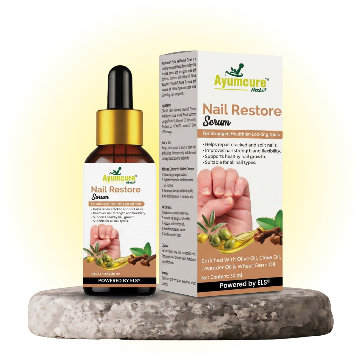 Nail Restore Serum | Repairs Weak, Brittle & Cracked Nails | Men & Women
