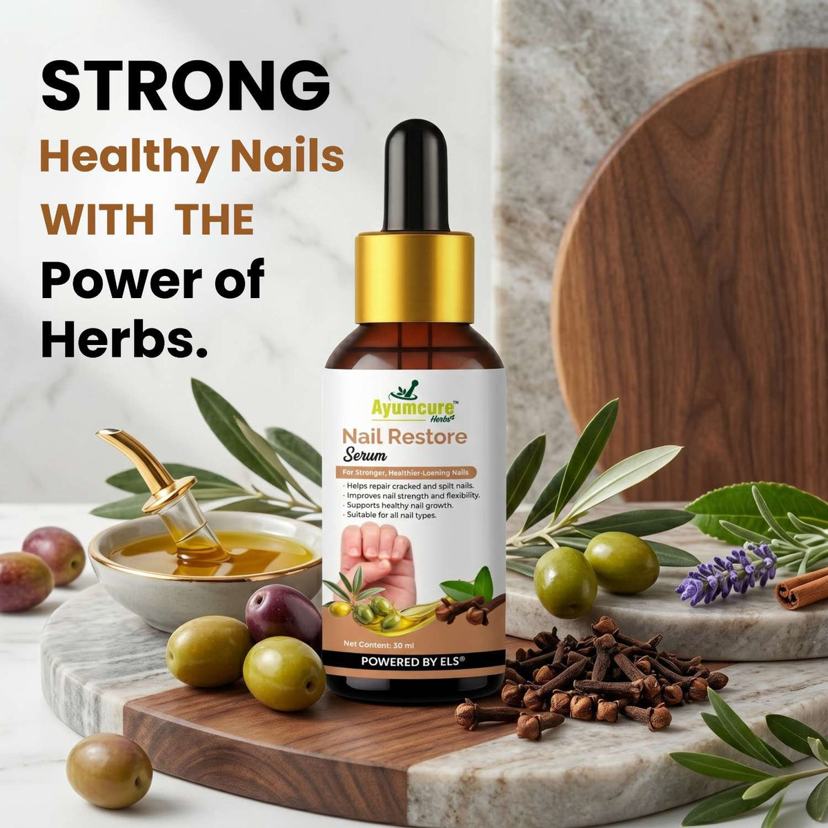 Nail Restore Serum | Repairs Weak, Brittle & Cracked Nails | Men & Women
