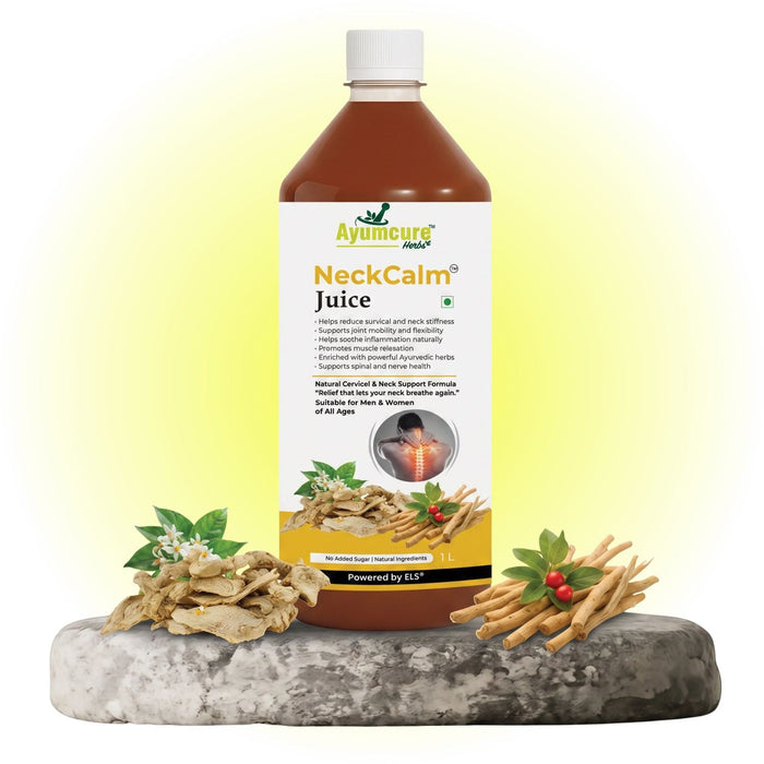 NeckCalm Ayurvedic Cervical Pain & Neck Stiffness Relief Juice | Men & Women