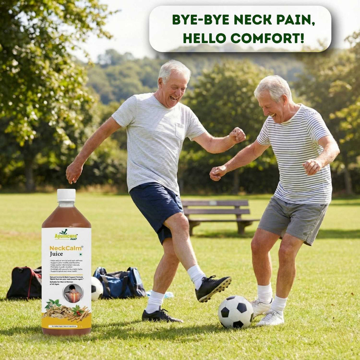 NeckCalm Ayurvedic Cervical Pain & Neck Stiffness Relief Juice | Men & Women