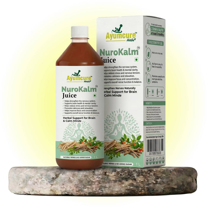 NuroKalm Ayurvedic Nervous System & Stress Relief Juice | No Added Sugar | Unisex