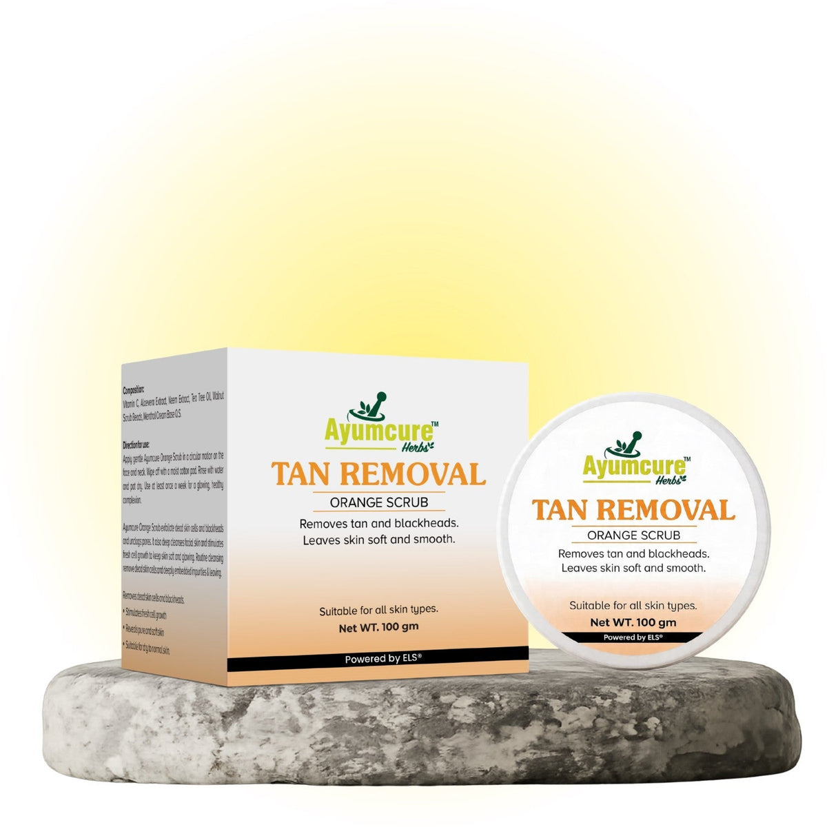 Orange Vitamin C Brightening Face Scrub | Tan Removal & Dead Skin | All Skin Types